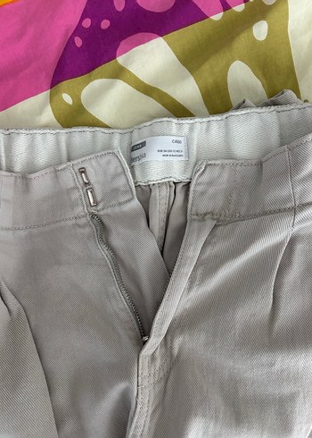 Bej kot Rahat Kesim Kadın Pantolon - Görsel 4