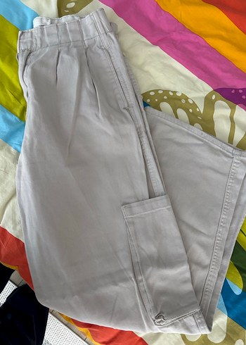 Bej kot Rahat Kesim Kadın Pantolon - Görsel 5