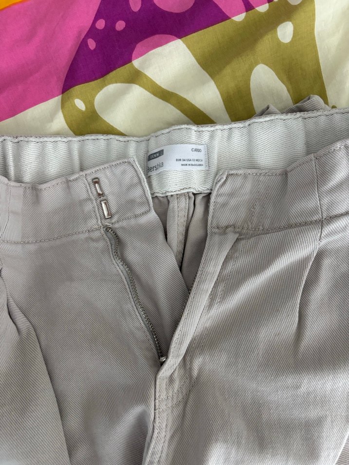 Bej kot Rahat Kesim Kadın Pantolon - Görsel 4