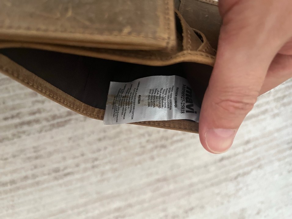 Mavi Erkek Cüzdanı - Görsel 3