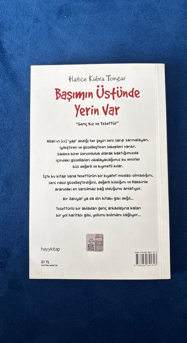 Başımın Üstünde Yerin Var - Hatice Kübra Tongar - Görsel 2