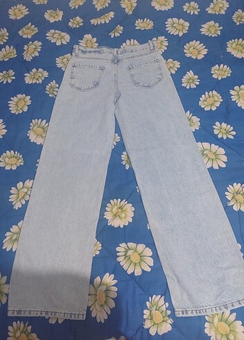 40 Beden Buz mavisi palazzo pantalon