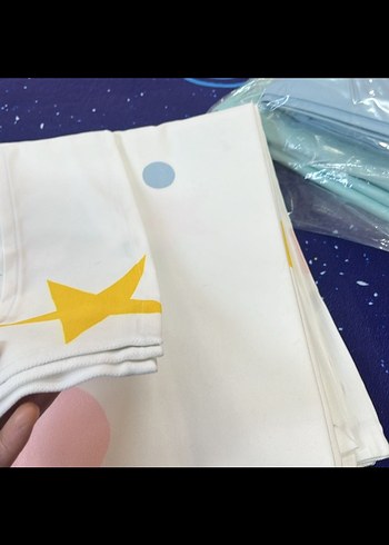 Pamuklu Baskılı Çocuk Perdesi fon tek kanat - Görsel 2