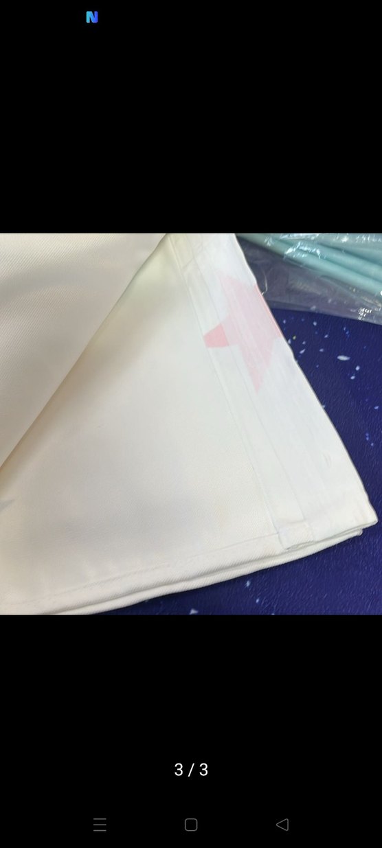 Pamuklu Baskılı Çocuk Perdesi fon tek kanat - Görsel 3