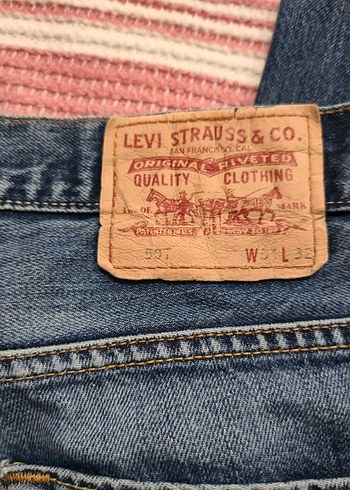 Levis Bol Kesim Kot Pantolon