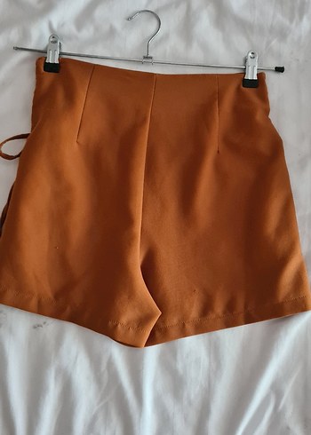 bağlamalı şort Etek - Görsel 4