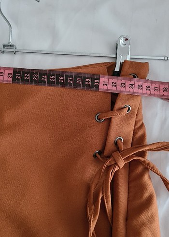bağlamalı şort Etek - Görsel 5
