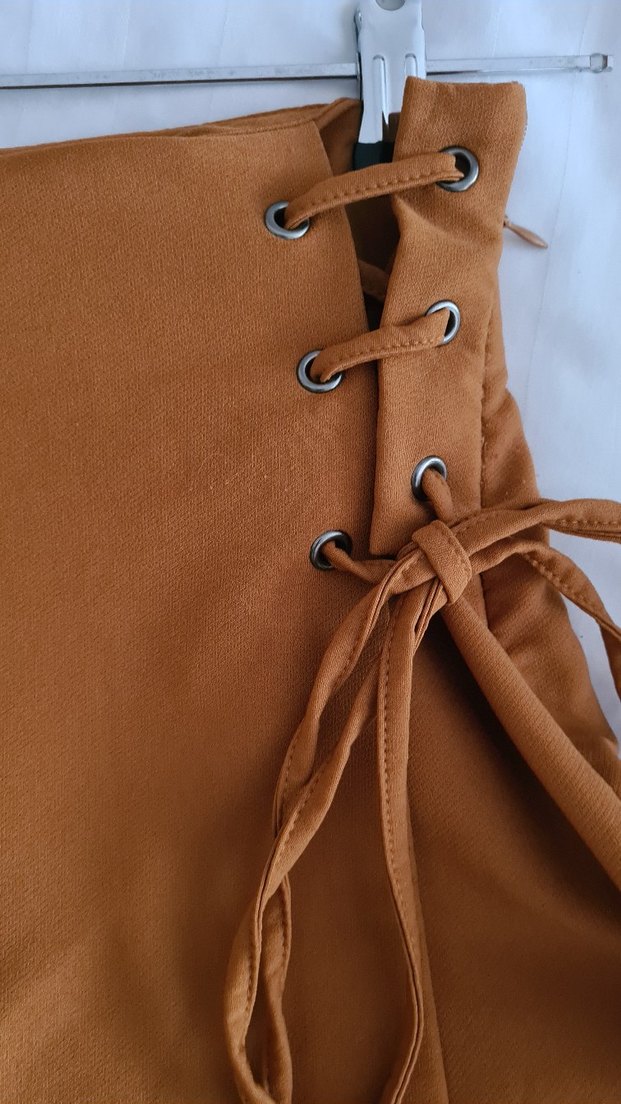 bağlamalı şort Etek - Görsel 2