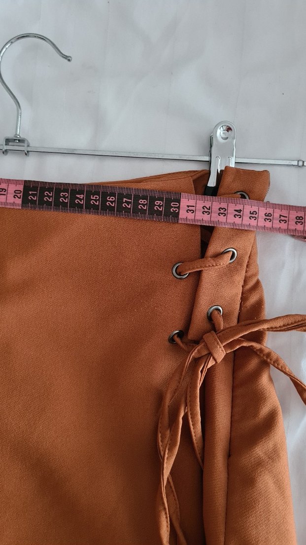 bağlamalı şort Etek - Görsel 5