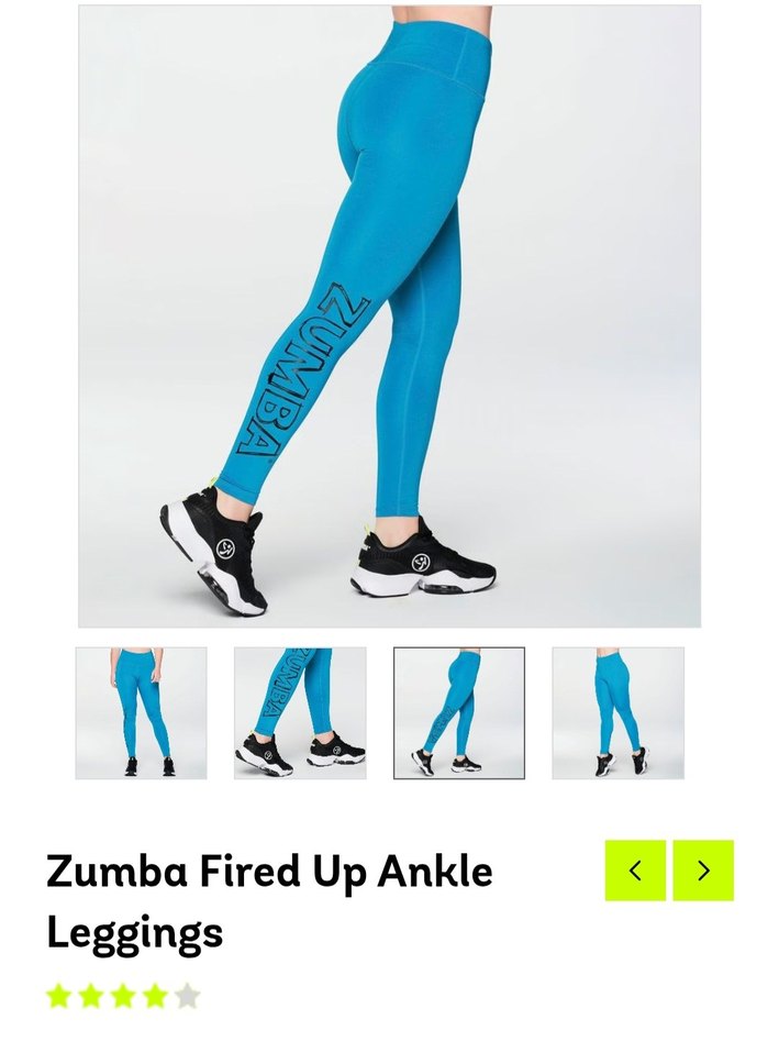 Zumba Mavi Kadın Tayt - Görsel 2