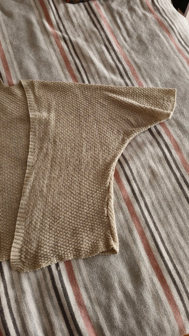 Bej Örme Salaş Kadın Hırka - Görsel 4