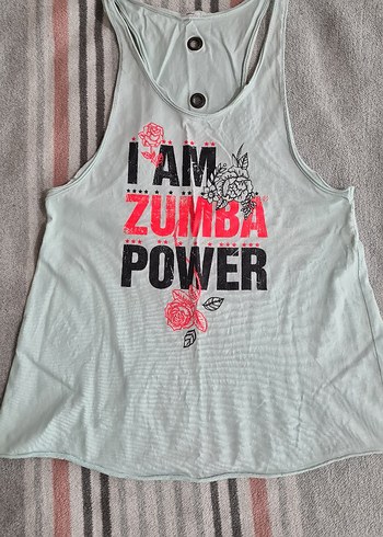 Zumba Pamuklu Düğmeli Straplez Spor Atlet