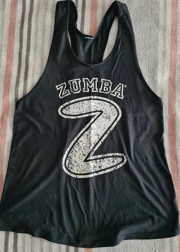 Siyah Zumba Baskılı Kadın Atlet