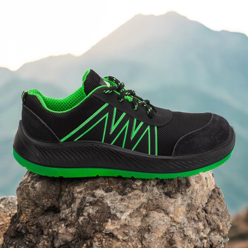 Yeşil Bağcıklı Erkek Outdoor Spor Ayakkabı - Görsel 3