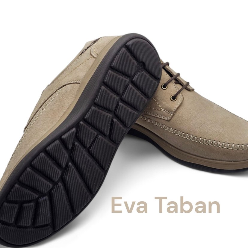 Süet Görünüm Hakiki Deri Erkek Günlük Ayakkabı full ortopedik - Görsel 2