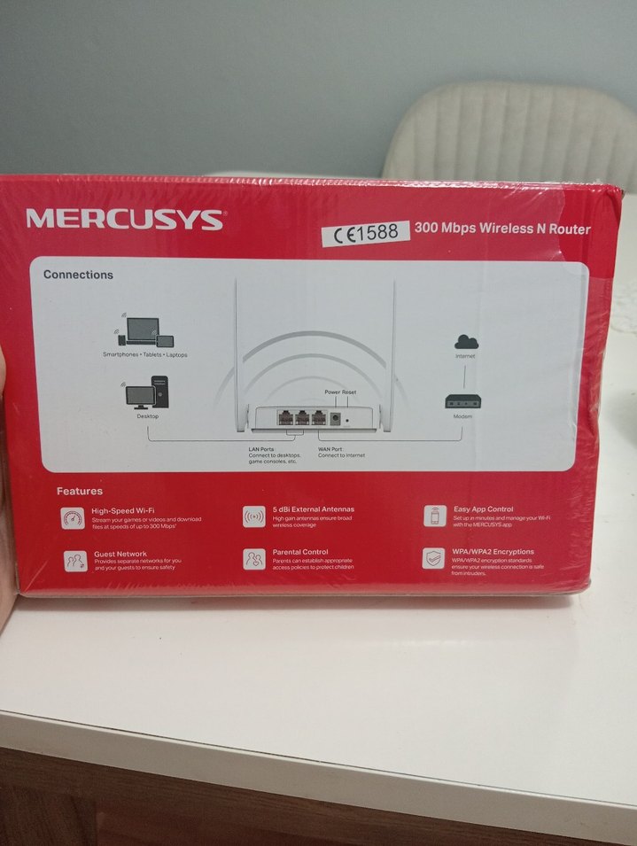 Mercusys Beyaz Kablosuz Router - Görsel 3