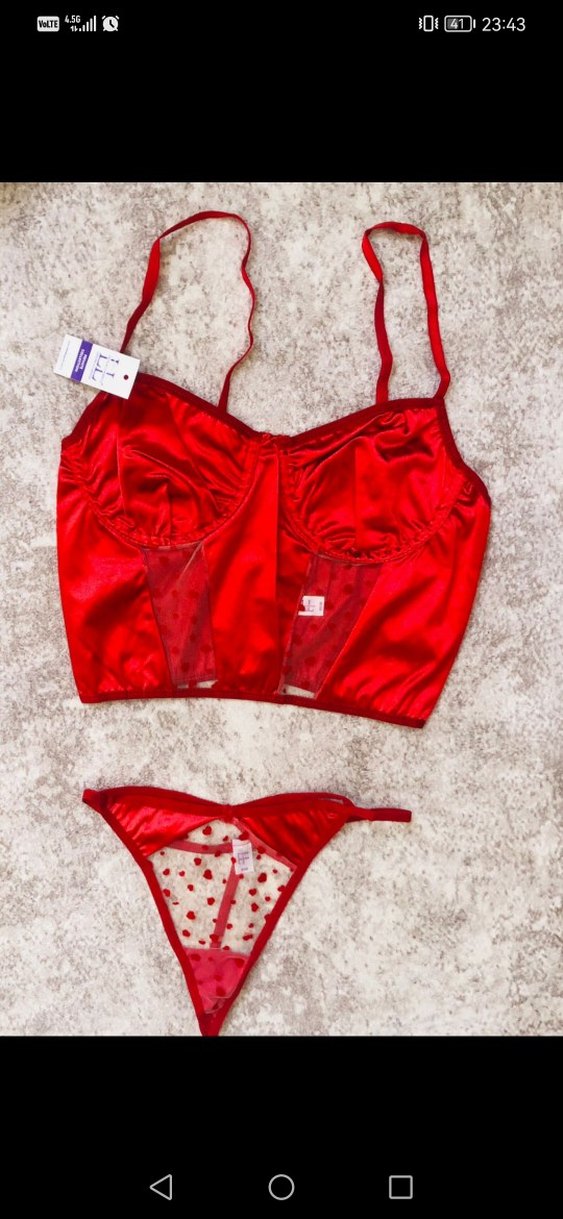 Kırmızı Bralet Takımı - Görsel 3