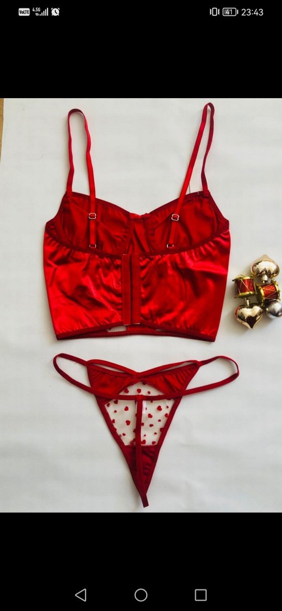 Kırmızı Bralet Takımı - Görsel 2