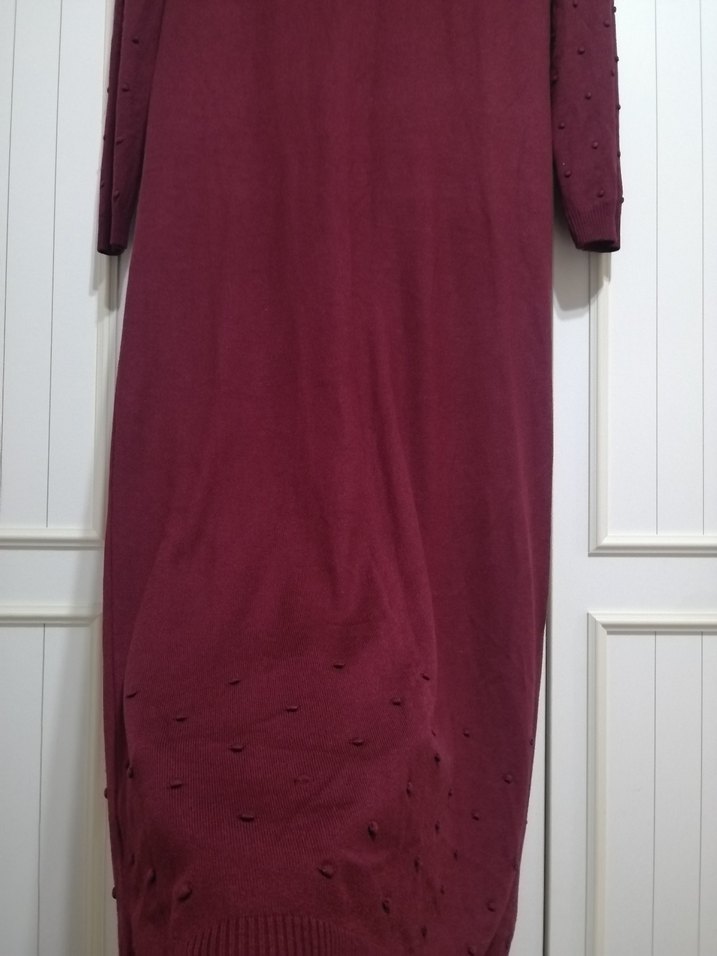 ARMİNE BORDO Elbise tunik - Görsel 3