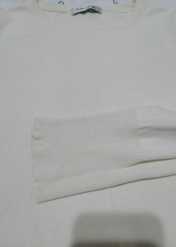 Colin's Jeans ekru Pamuklu Triko Kazak - Görsel 5