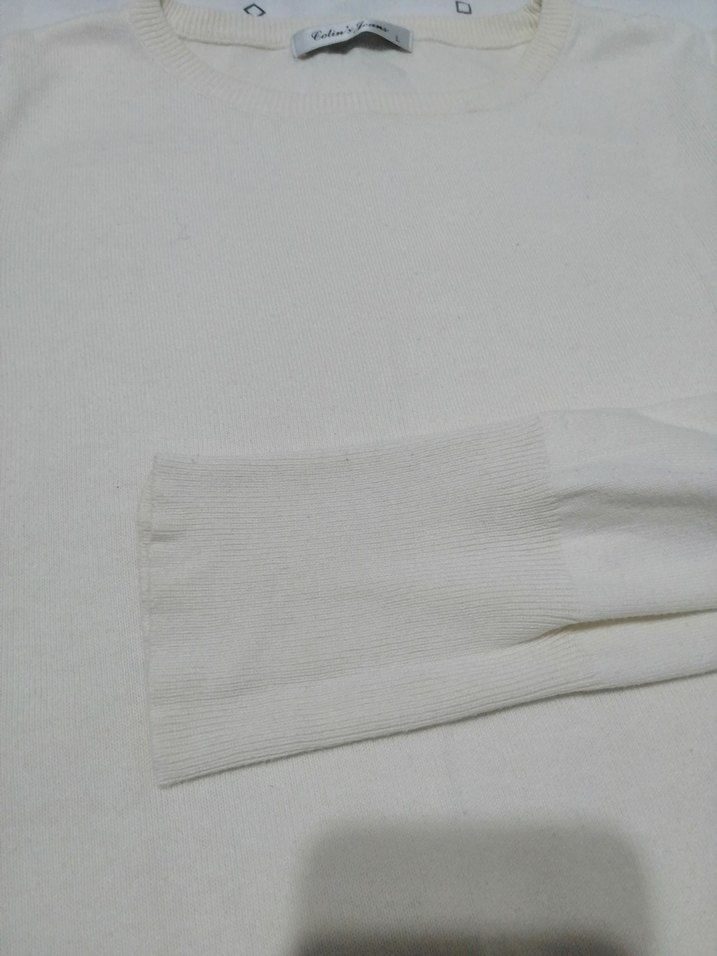 Colin's Jeans ekru Pamuklu Triko Kazak - Görsel 5