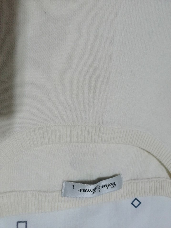 Colin's Jeans ekru Pamuklu Triko Kazak - Görsel 4