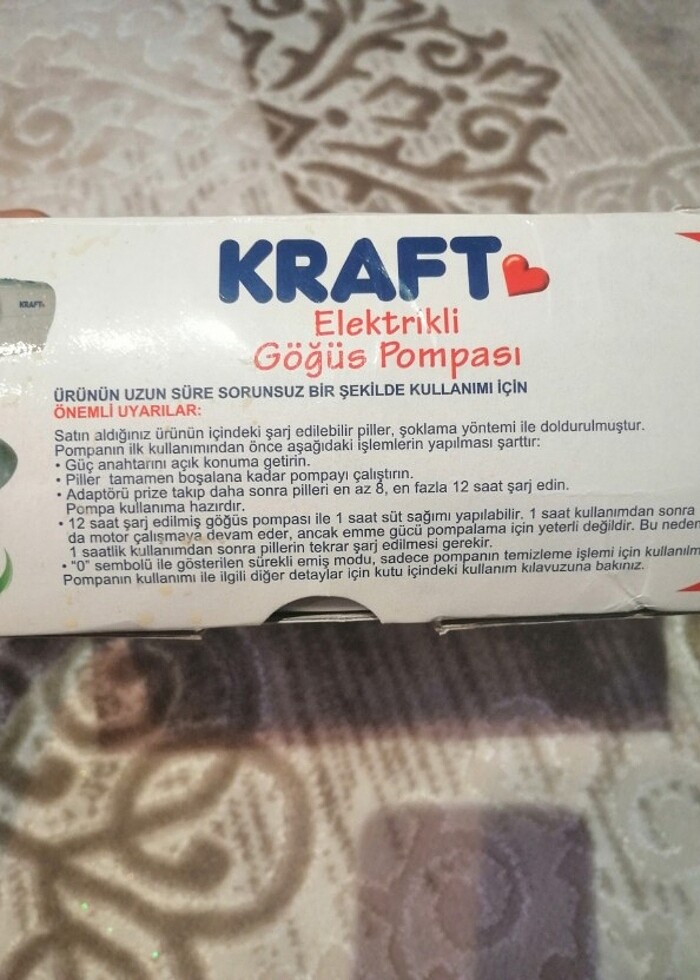 Kraft Elektrikli göğüs pompası - Görsel 3