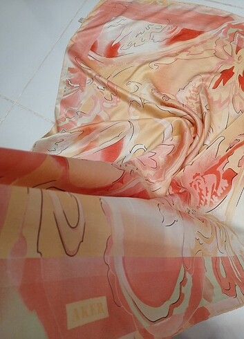 Aker sura ipek eşarp  - Görsel 3