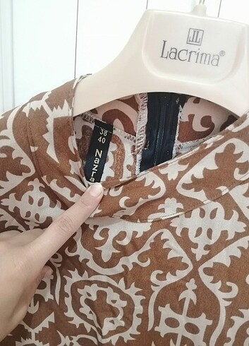 Tesettür viskon rahat elbise - Görsel 5