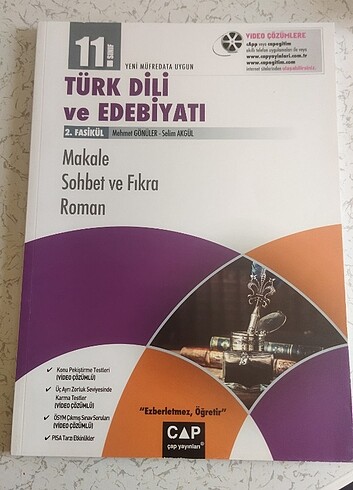 11.sınıf edebiyat çap fasikül 