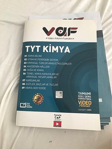 TYT kimya vaf çap yayınları