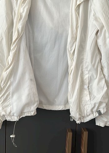 xl Beden Colins Beyaz Yağmurluk