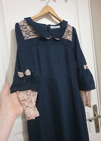 Tesettür abiye elbise - Görsel 4