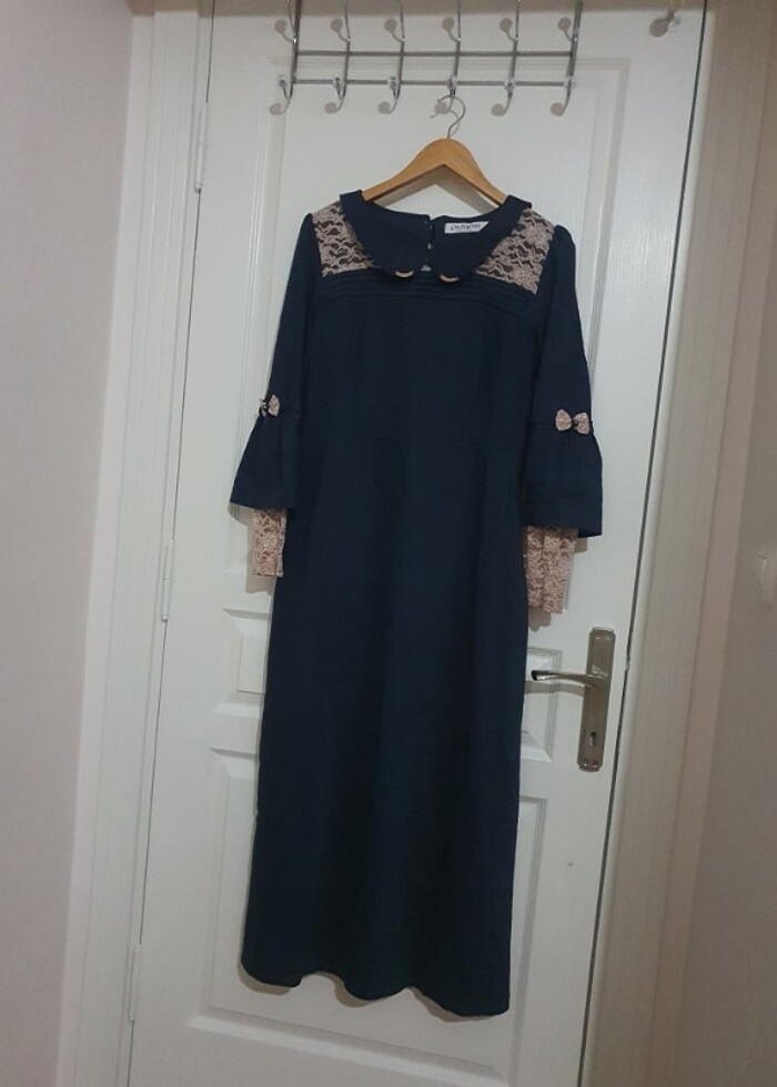 Tesettür abiye elbise - Görsel 2