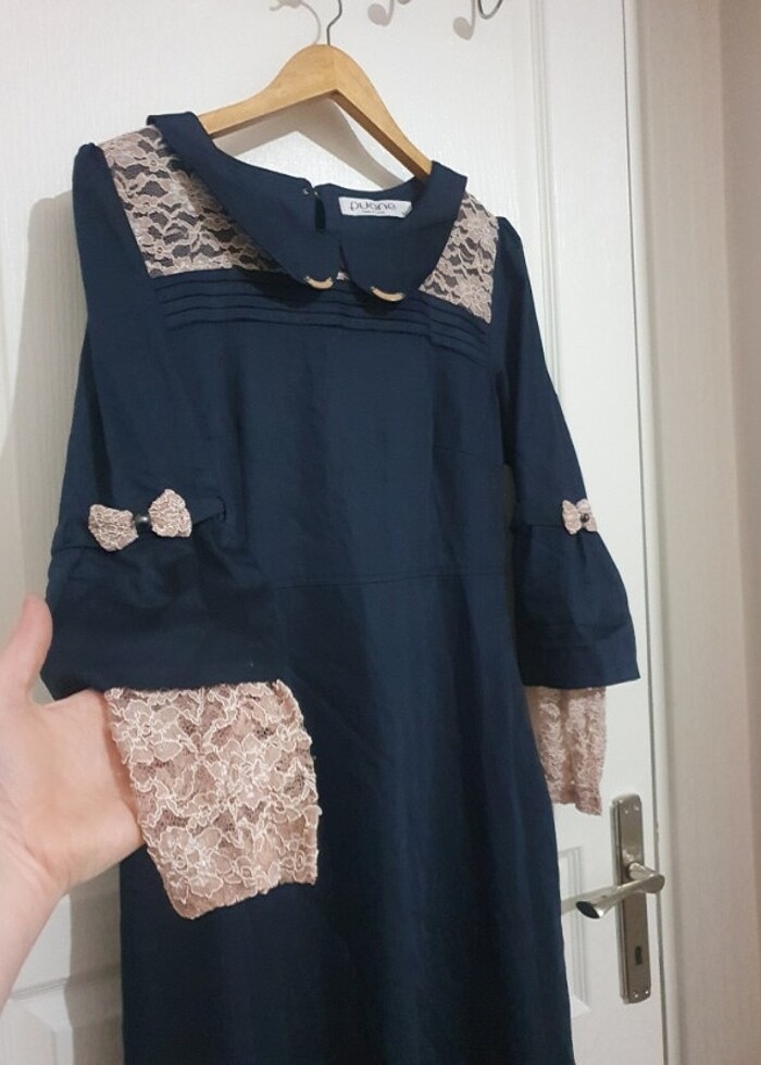 Tesettür abiye elbise - Görsel 3