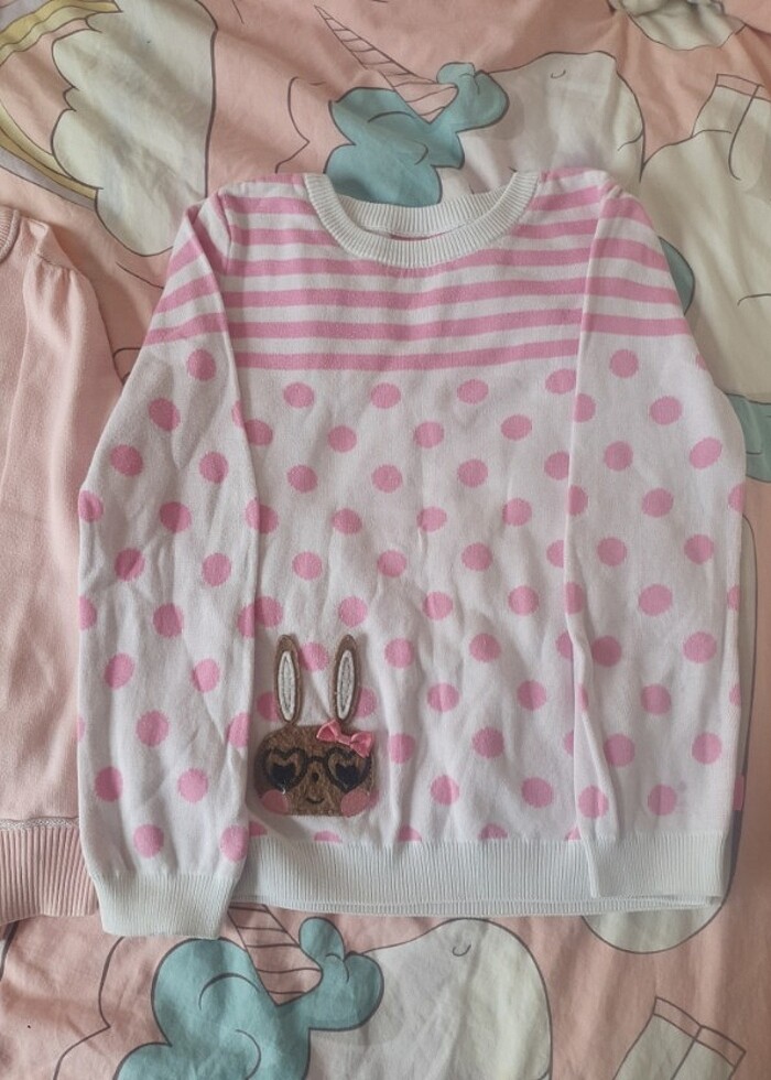 3 adet kız çocuk kazak  - Görsel 3