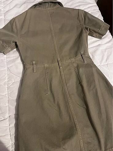 Zara Mini kot elbise, siyah tayt