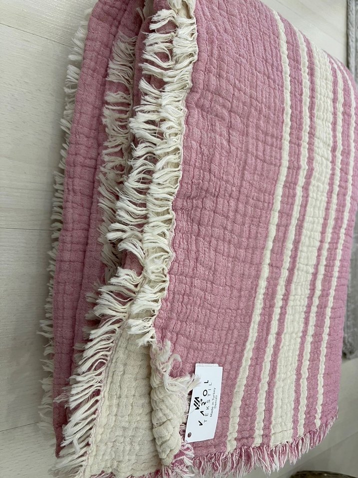 Çift kişilik müslin örtü - Görsel 2