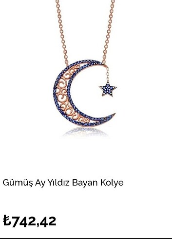  Beden Gümüş kolye 