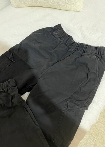 36 Beden Siyah Kadın H&M marka kargo Pantolon Rahat Kesim
