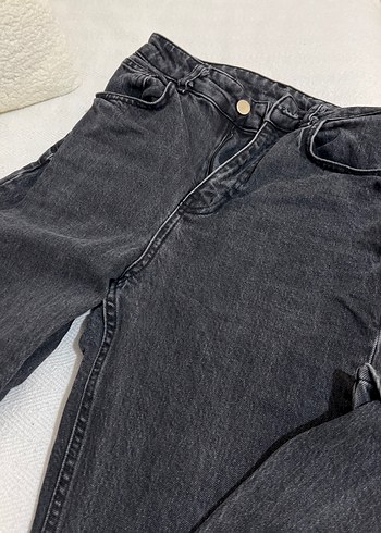 Zara Siyah renk yüksek bel Kadın bol paça Pantolon