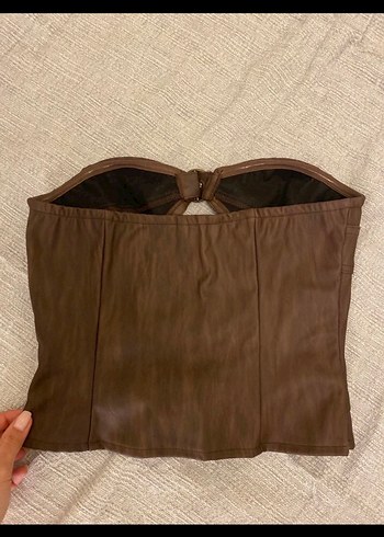 kahverengi korse büstiyer - Görsel 2