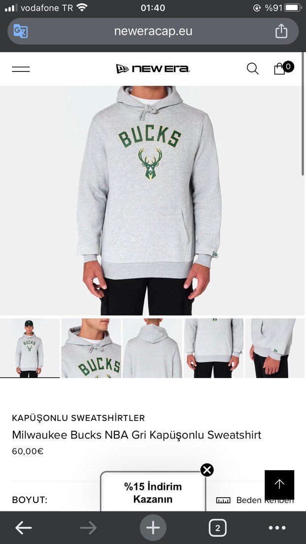 orijinal nba sweatshirt - Görsel 5