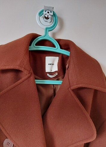 Koton Oversize kiremit kaşe kaban