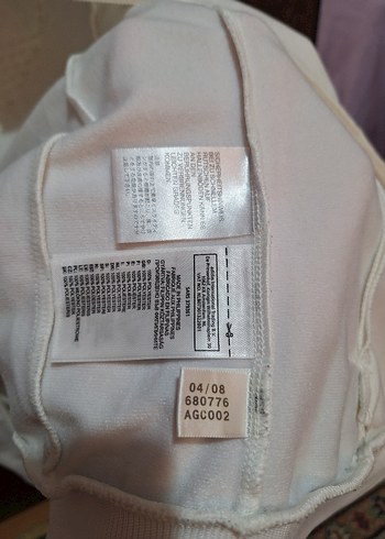 s Beden beyaz Renk Beyaz Adidas Kadın Fermuarlı Ceket