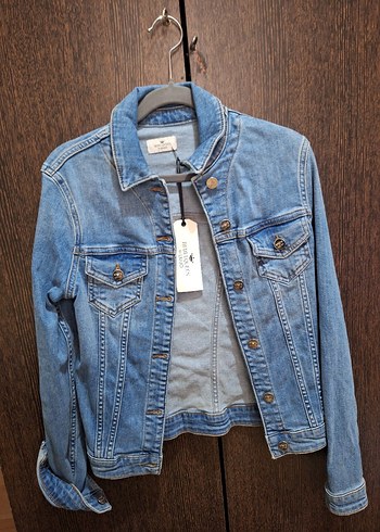 Kadın Mavi Denim Ceket, Düğmeli, Regular Fit