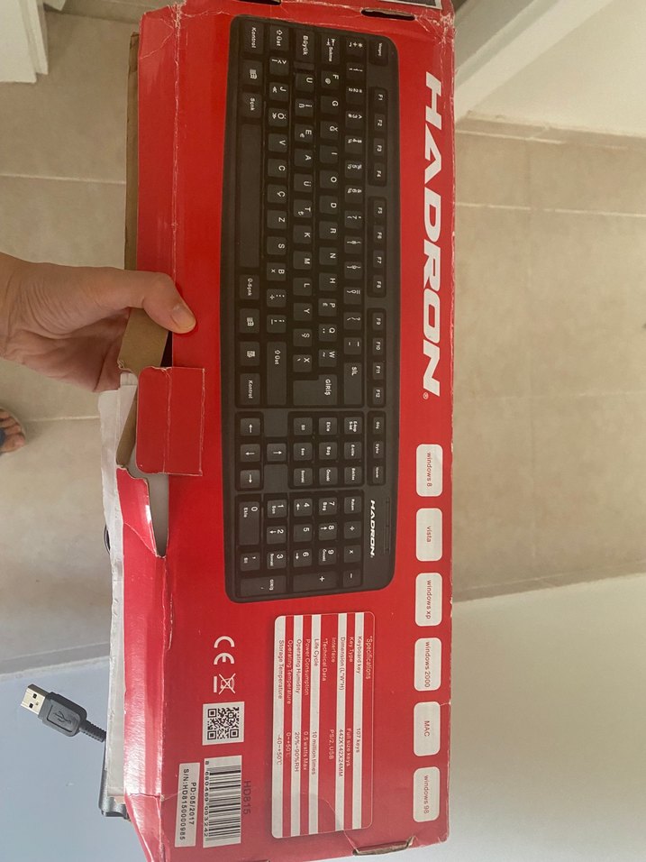 Kablolu Siyah F Türkçe Klavye - Görsel 3