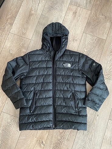 The north face siyah çocuk mont