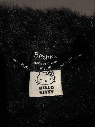 s Beden siyah Renk Hello Kitty Crop