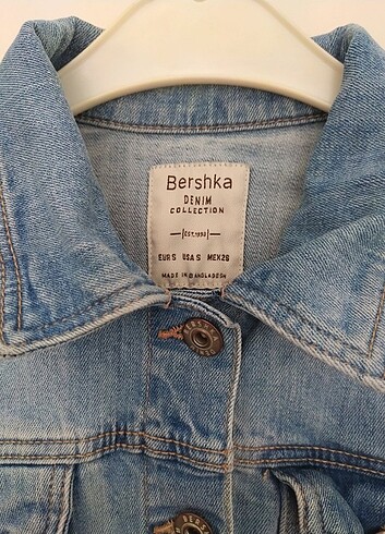 s Beden Bershka Kadın Kot Ceket